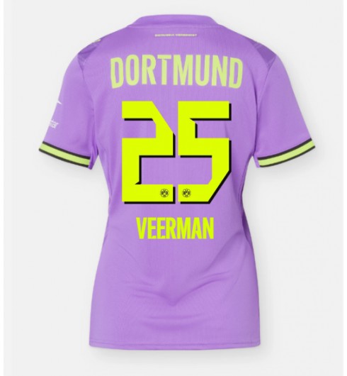 Borussia Dortmund Joey Veerman #25 Kolmaspaita Naisten 2026-27 Lyhythihainen Borussia Dortmund Joey Veerman #25 Kolmaspaita Naisten 2026-27 Lyhythihainen